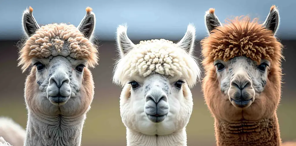 BK-XXL-Postkarte »Alpakas«