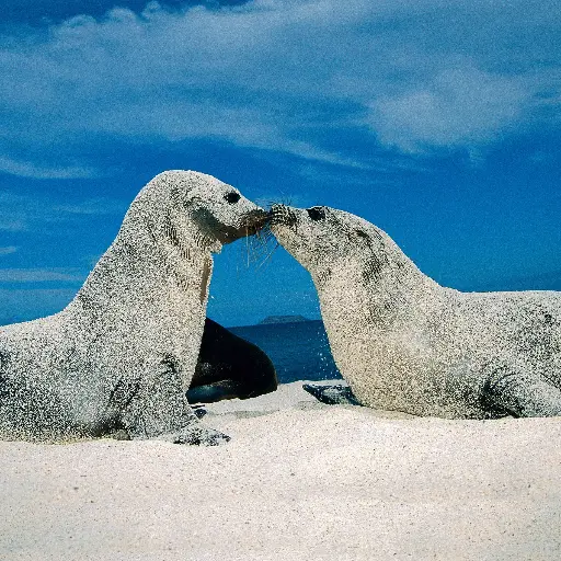 [BK-DK-209026] BK-Doppelkarte »Galápagos-Seelöwen«